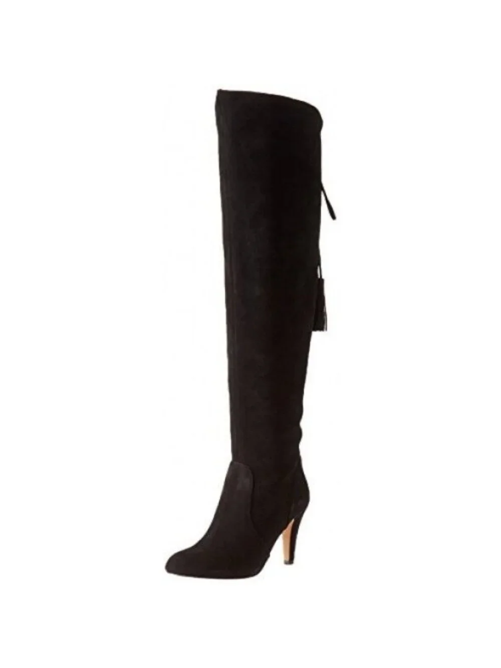VINCE CAMUTO Boots Cherline Black Suede Leather Over the Knee Boots SZ 6 NEW